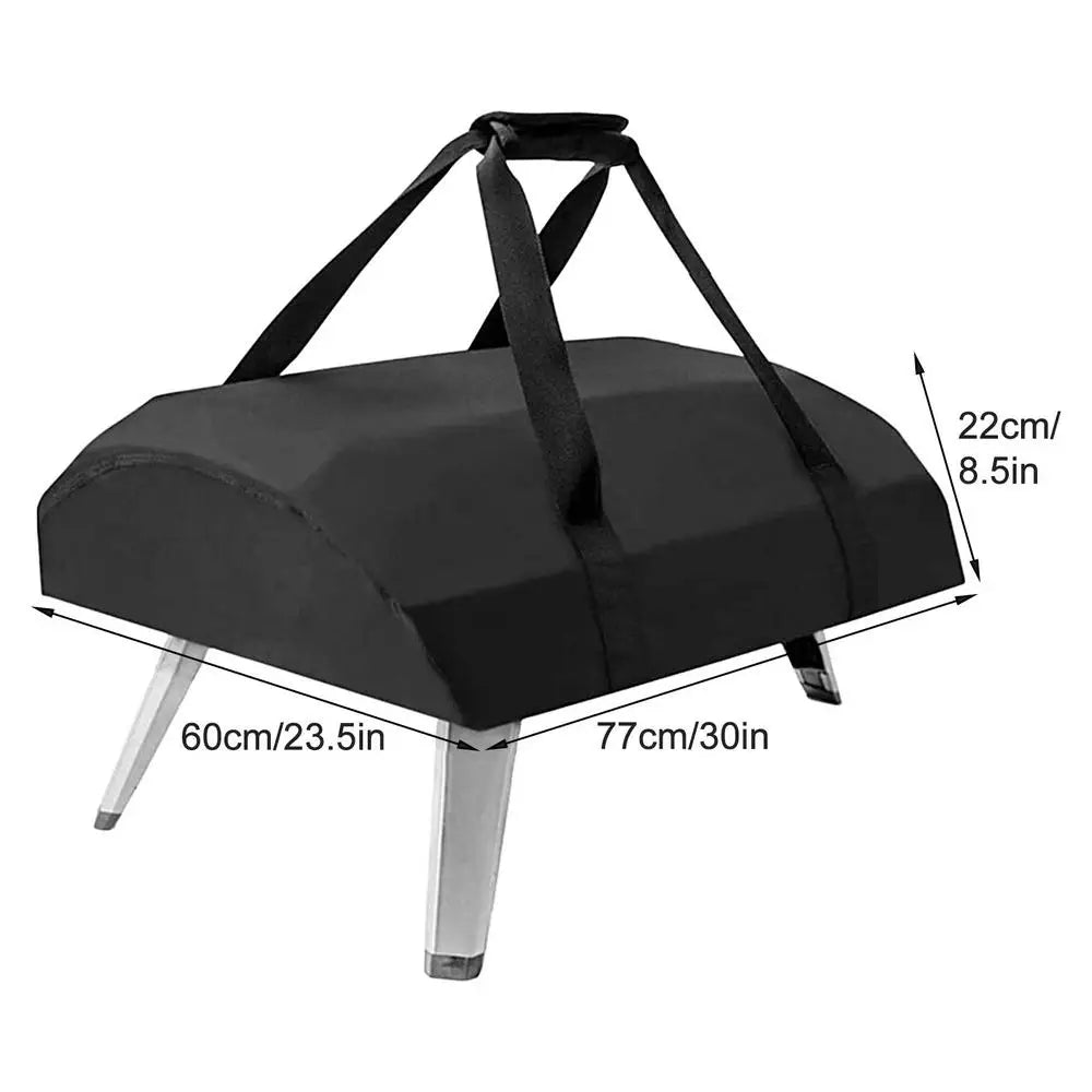 Waterproof Pizza Oven Dustproof Covers Pizza Ovens Covers for Ooni Koda 12 16 Portable 420D Oxford Cloth Dust Protective Cover Peaceful Pleasures Health and Wellness Black 77x60x22 cm China Mainland