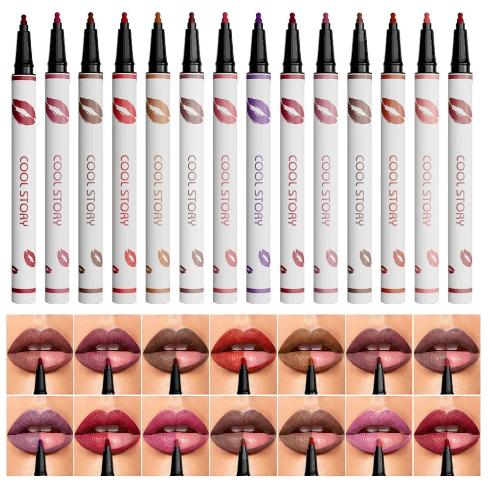 Waterproof Matte Liquid Lip Liner Pencil – Long-Lasting Color