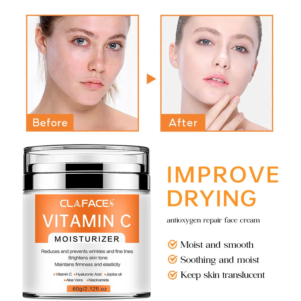 LGRAMER Retinol Face Cream – Anti-Aging, Vitamin C & Hyaluronic Acid