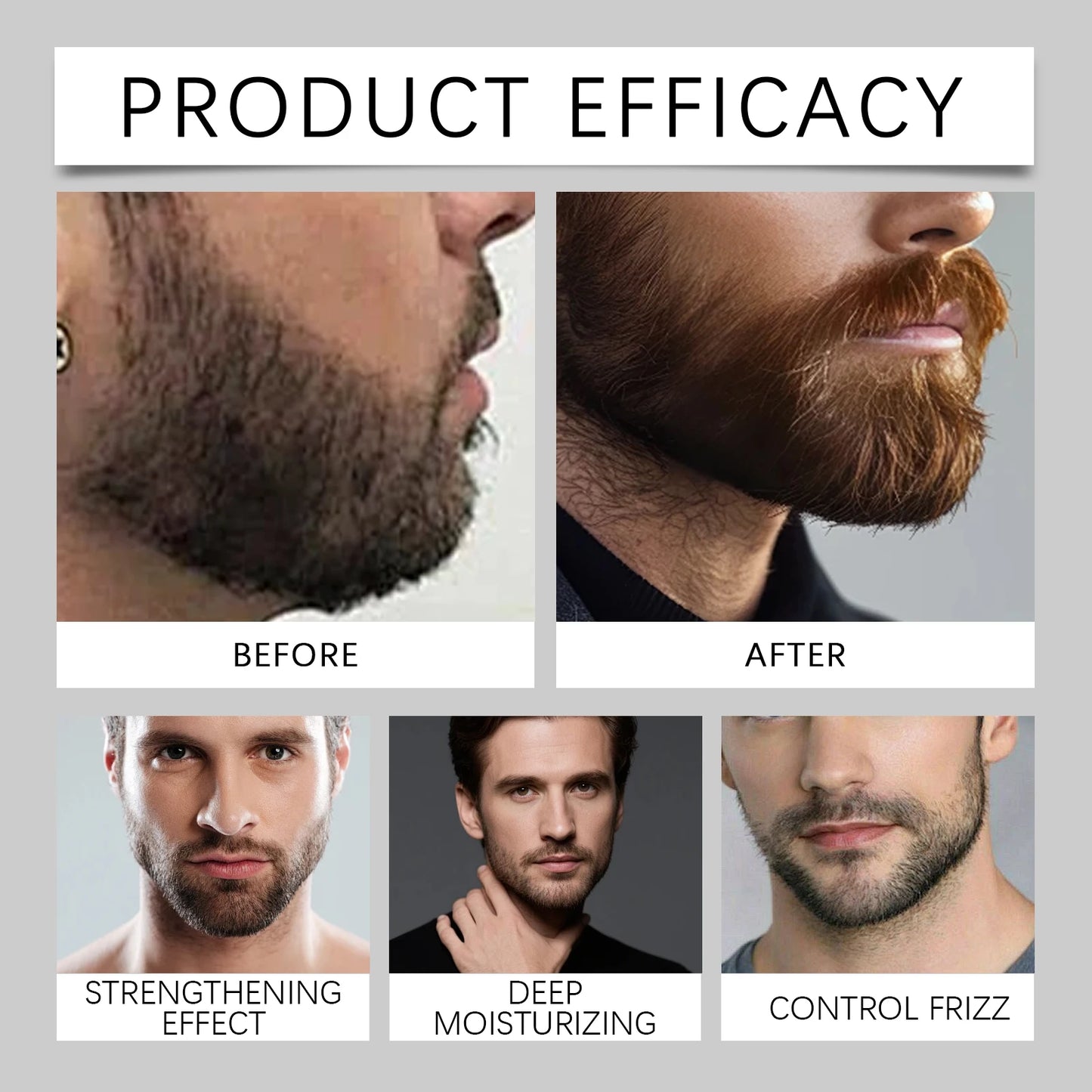 East Moon Men's Beard Balm – Softening, Vitamin E, Non-Greasy