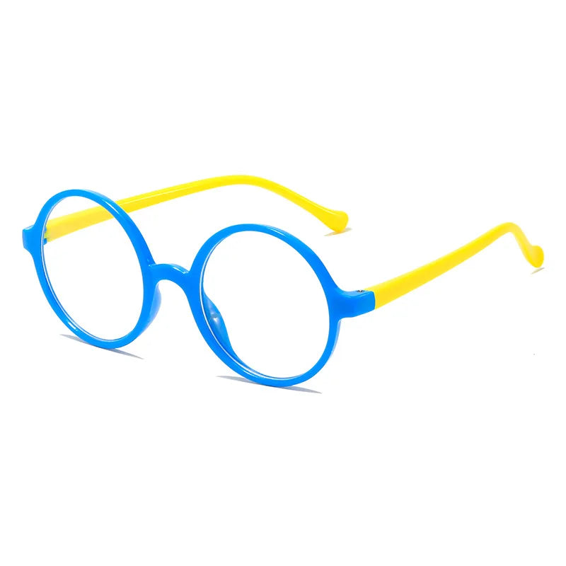 Kids Round Glasses Frame Clear Lens | Korean Style Photo Prop