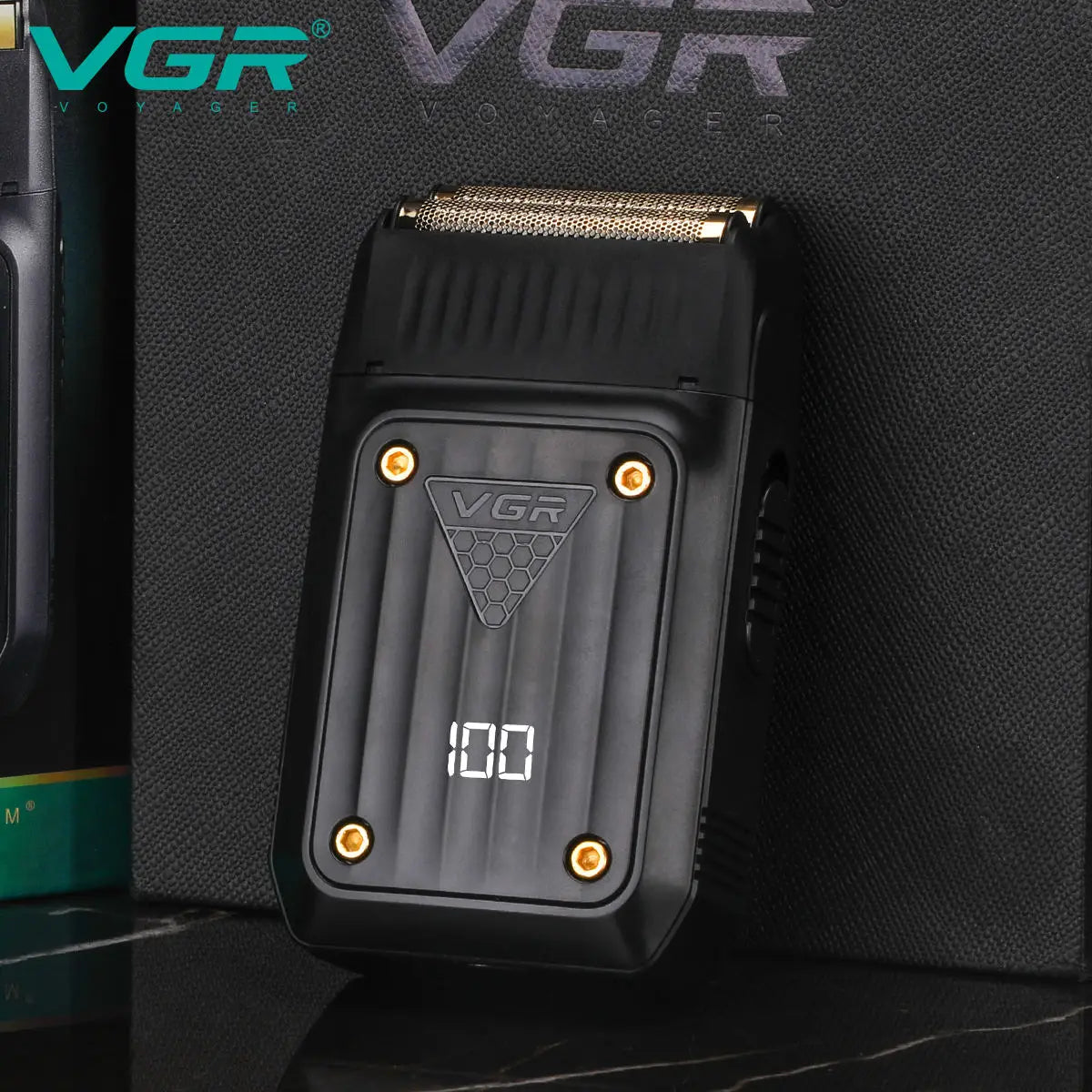 VGR 363 Razor Electric Shaver Professional Hair Trimmer Rechargeable Shaving Barber Beard Trimmer Foil Hair Shaver for Men Peaceful Pleasures Health and Wellness