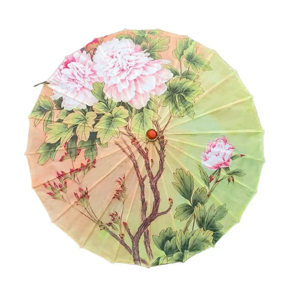Handmade Chinese Silk Parasol | Decorative Dance Umbrella