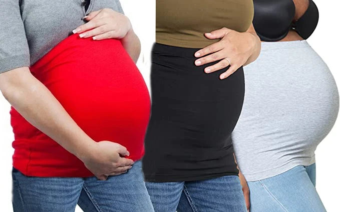 3packs/ Pregnancy Belly Bands Maternity & Postpartum Shirt Extender for All Stages of Pregnancy Corset Prenatal Care Shapewear Peaceful Pleasures Health and Wellness 8 China Mainland M