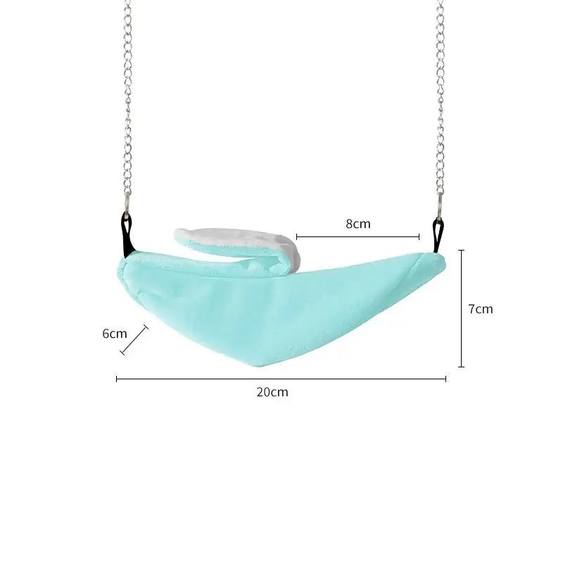 Banana Hammock Bed for Hamster, Bird & Rat – Hanging Swing