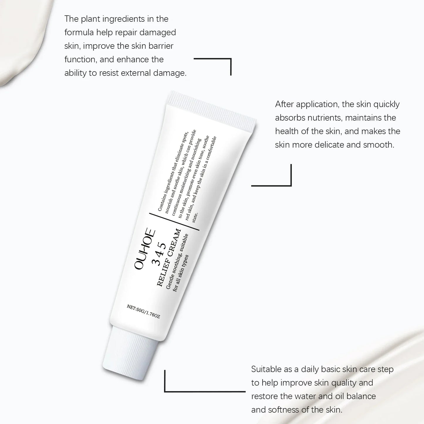 345 Relief Cream – Hydrating, Brightening & Soothing Face Cream