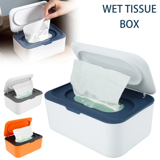 Dustproof Wipes Dispenser with Lid – Holds 120 Baby Wipes Wipes Dispenser Case Peaceful Pleasures Health and Wellness