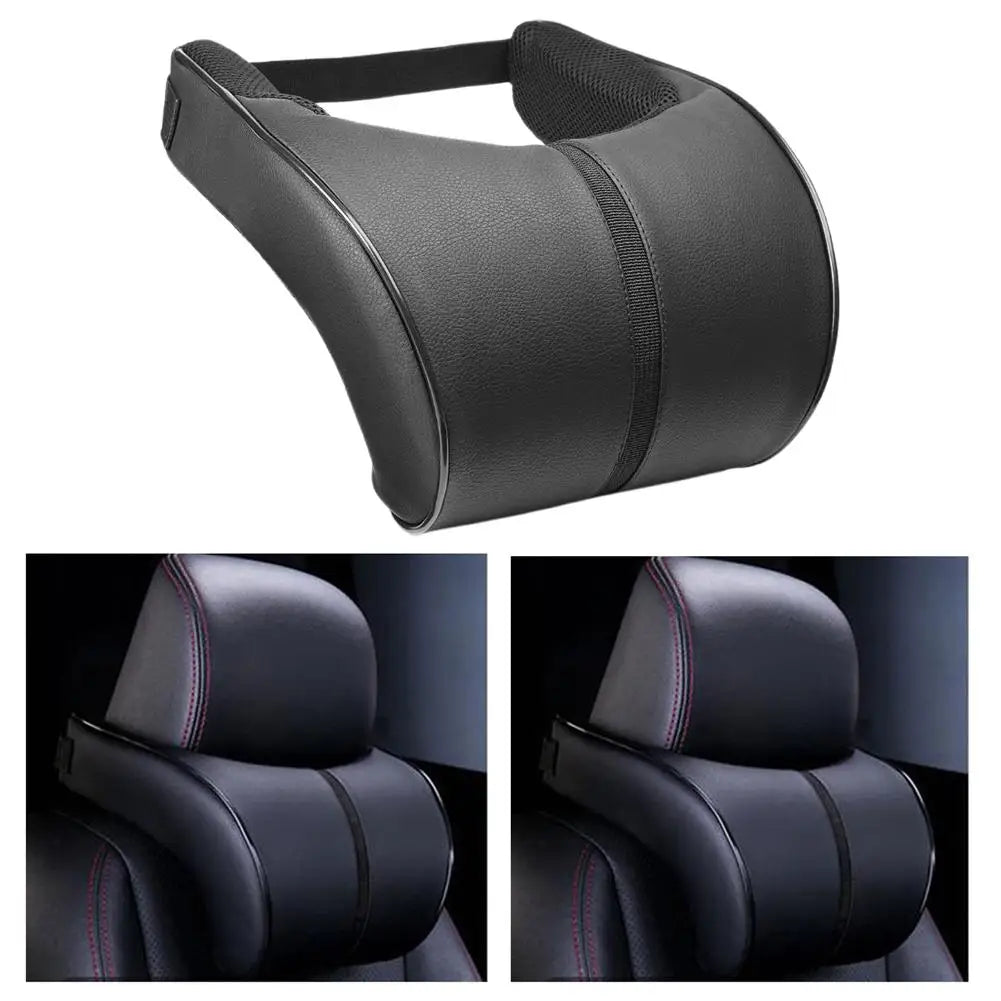 Car Memory Foam Neck Headrest & Lumbar Support Pillow Set Car Seat Pillow Set Peaceful Pleasures Health and Wellness