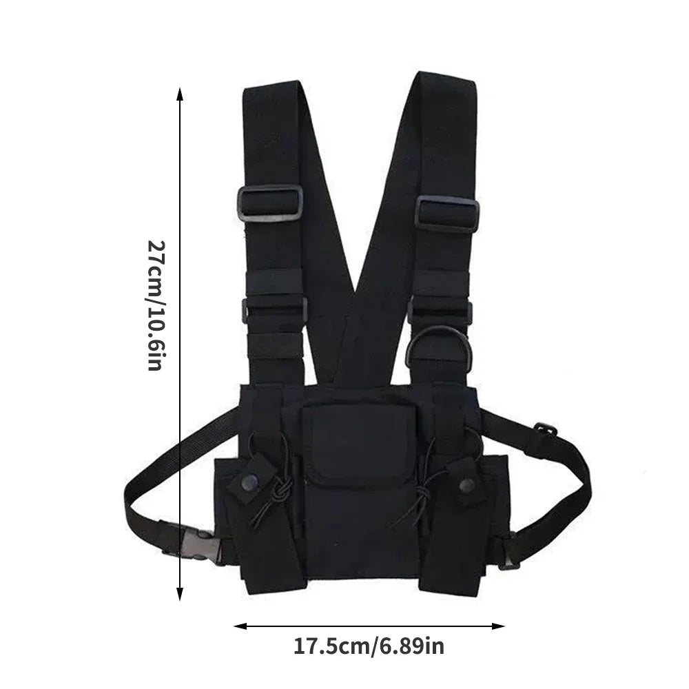 Tactical Chest Rig Bag – Unisex Hip Hop Streetwear Waist Pack