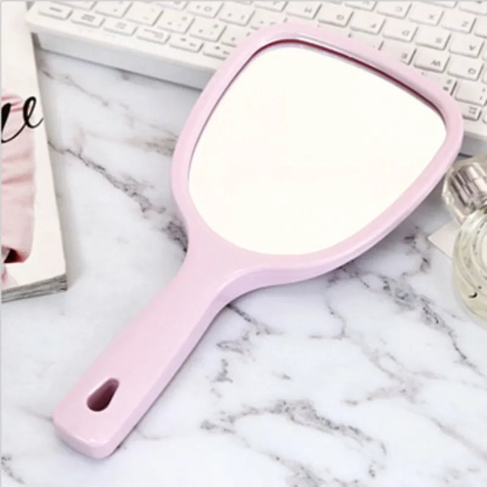 Double-Sided Handheld Makeup Mirror – 2x & 3x Magnification