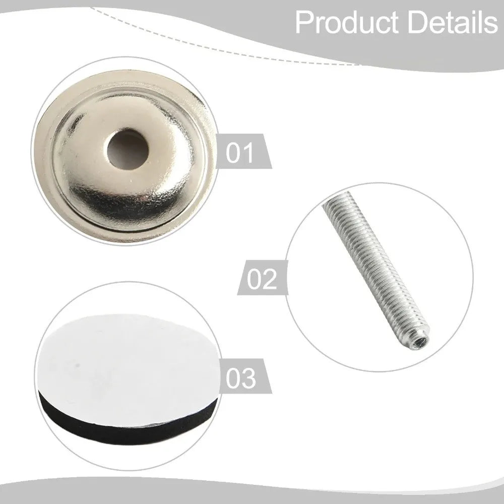 M8x60mm Five-Star Clamping Knob | Steel Hand Tighten Nut