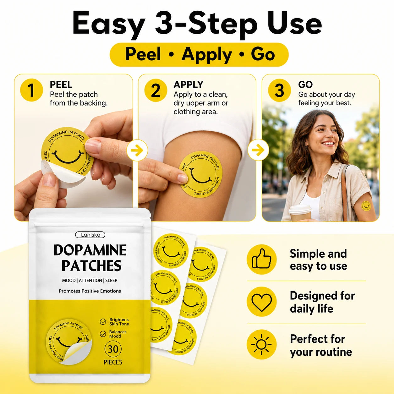Natural Plant Extract Body Patches – Moisturizing & Firming