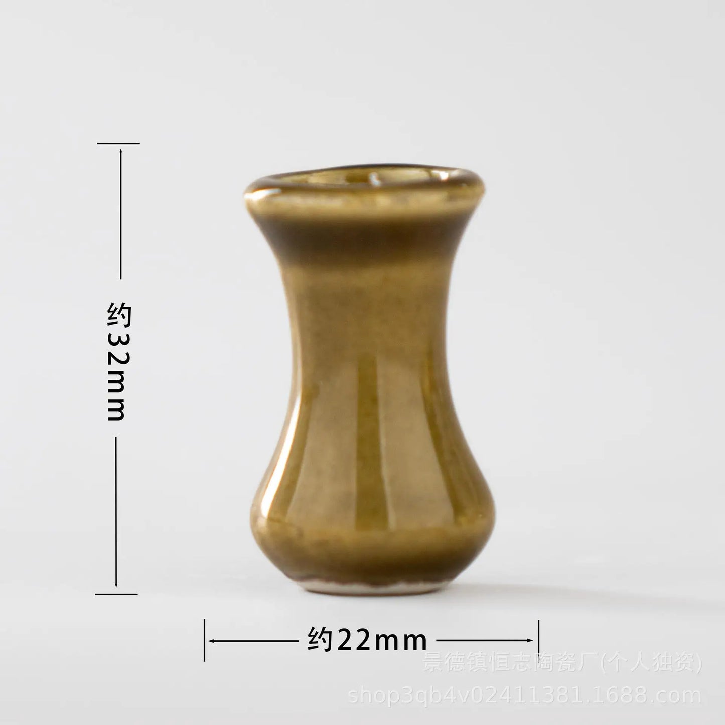 New Mini Ceramic Small Vase Refrigerator Stickers Creatives 3D Three-dimensional Home Decoration Magnet Home Decor Items Fridge Peaceful Pleasures Health and Wellness K