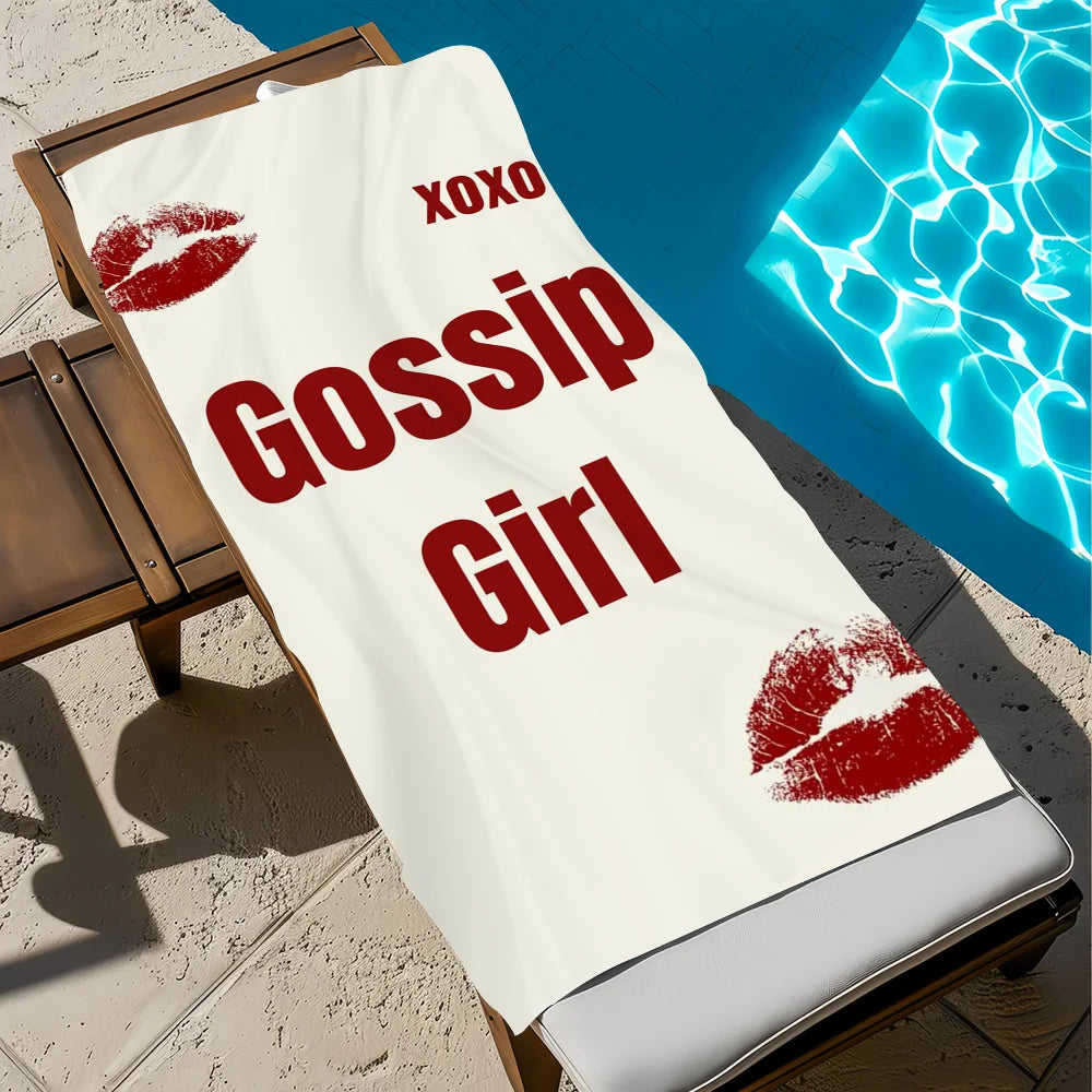 Quick Dry Beach Towel | Soft Lightweight Pool & Travel Towel Quick Dry Beach Towel Peaceful Pleasures Health and Wellness z4 STJ40x70CM