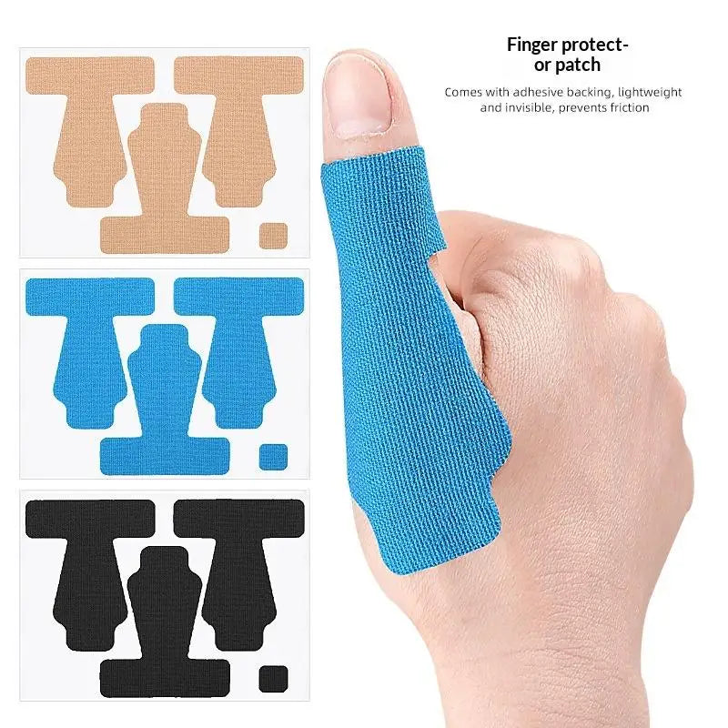 10 Sets Elastic Tape For Thumb Pain Relief Precut Thumb Support Tape For Arthritis Fixed Support Peaceful Pleasures Health and Wellness