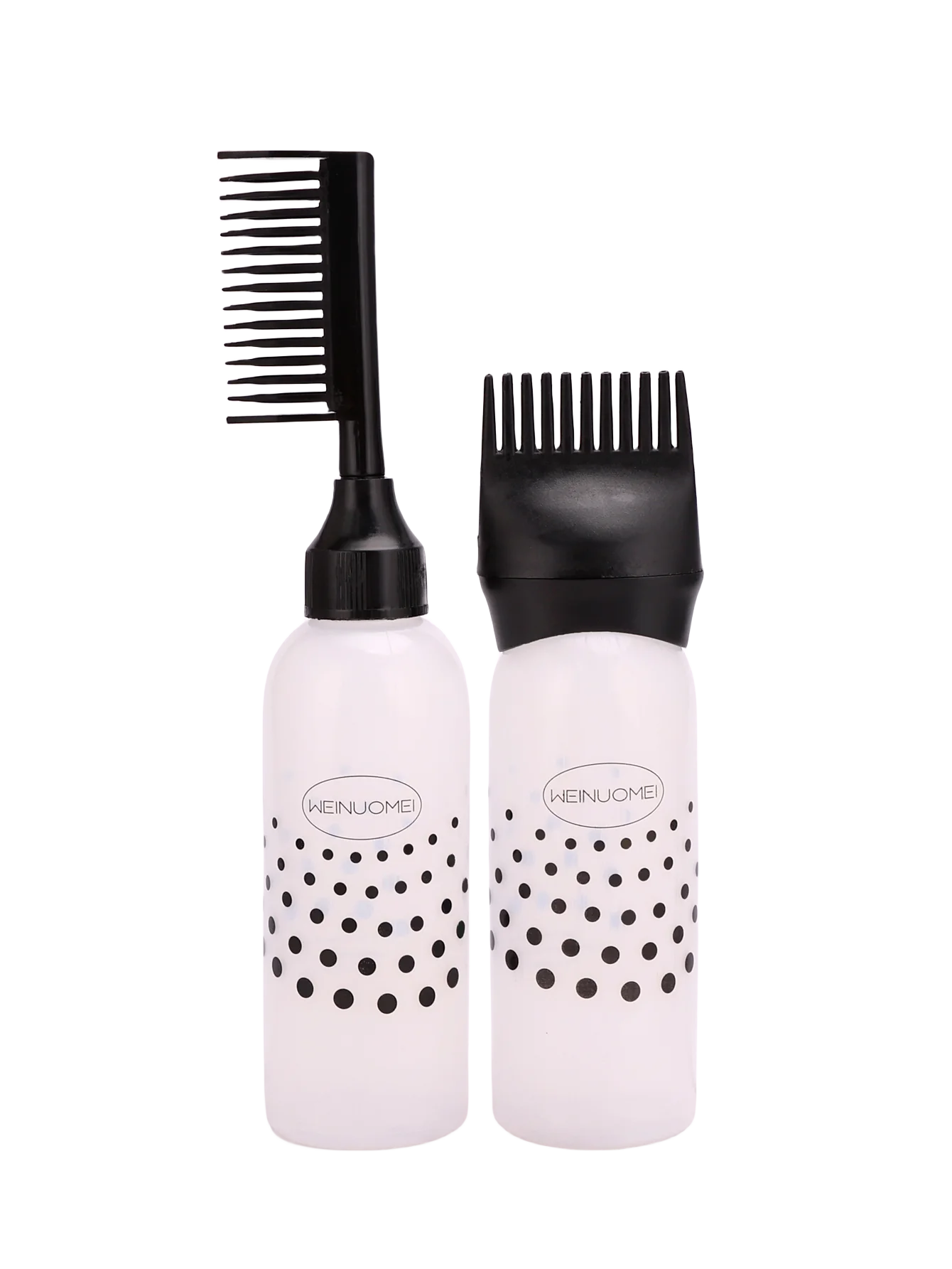 Hairdressing Dye Shampoo Applicator Refillable Empty Hair Colour Bottles Hairdresser Application Treatment Hair Dye Tools Set Peaceful Pleasures Health and Wellness black CN