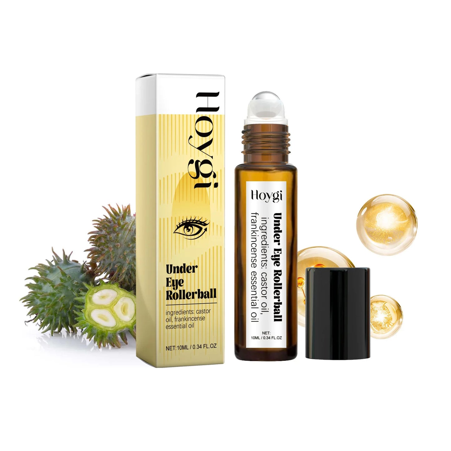 Anti-Wrinkle Eye Essential Oil Anti-Aging Fade Fine Line Remove Eye Bags Puffiness Firming Nourishing Dark Circles Remover Serum Peaceful Pleasures Health and Wellness 10ml Boxed
