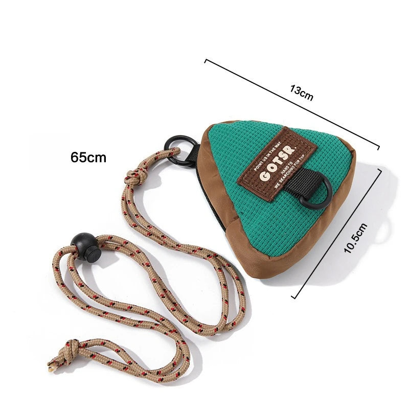 Triangular Mini Shoulder Bag – Trendy Coin Purse & Key Bag Mini Shoulder Bag Peaceful Pleasures Health and Wellness