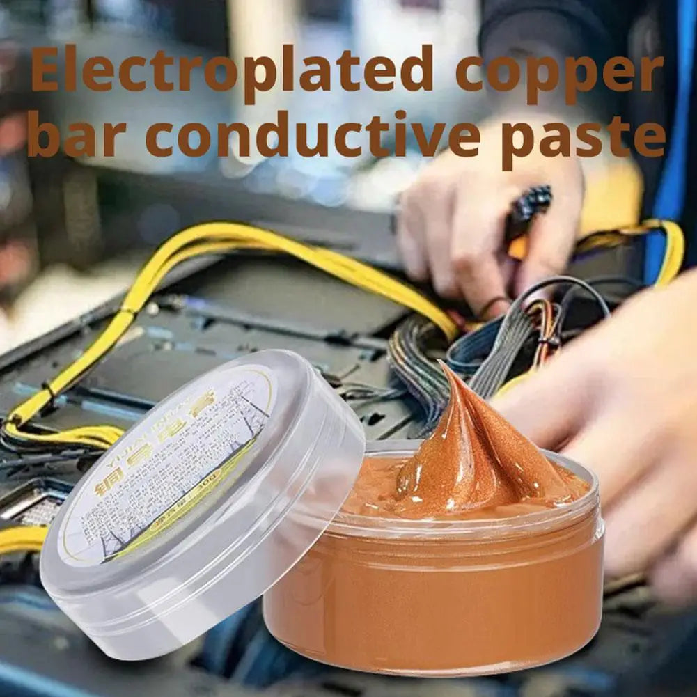 Copper Conductive Paste Electrical Compound High Temperature Resistant Grease Conductive Oil for Car Wiring Harness Connector Peaceful Pleasures Health and Wellness