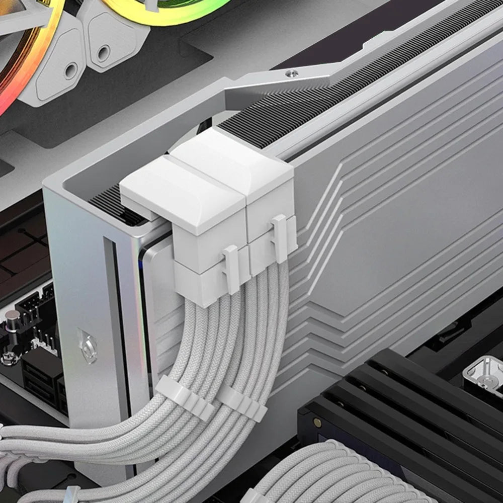 PCIe 8-Pin 180° GPU Power Adapter Connector – 6 & 8 Pin