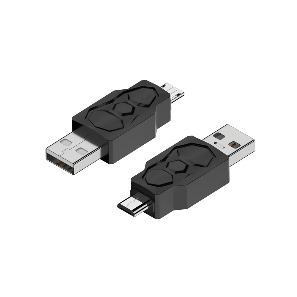Mini USB 2.0 to Micro Type C Adapter Male To Female Charging Data Transmission 480Mbps Converter For Mobile Phone Camera Tablet Peaceful Pleasures Health and Wellness USB to micro male 10 PCS
