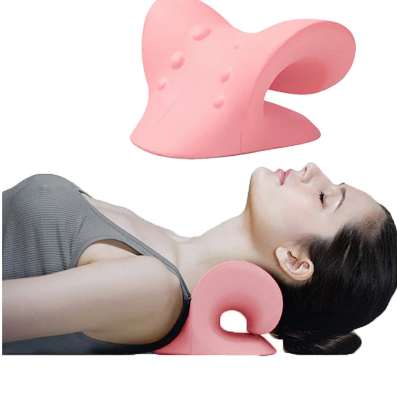 Cervical Neck Stretcher Shoulder Relaxer Massage Pillow