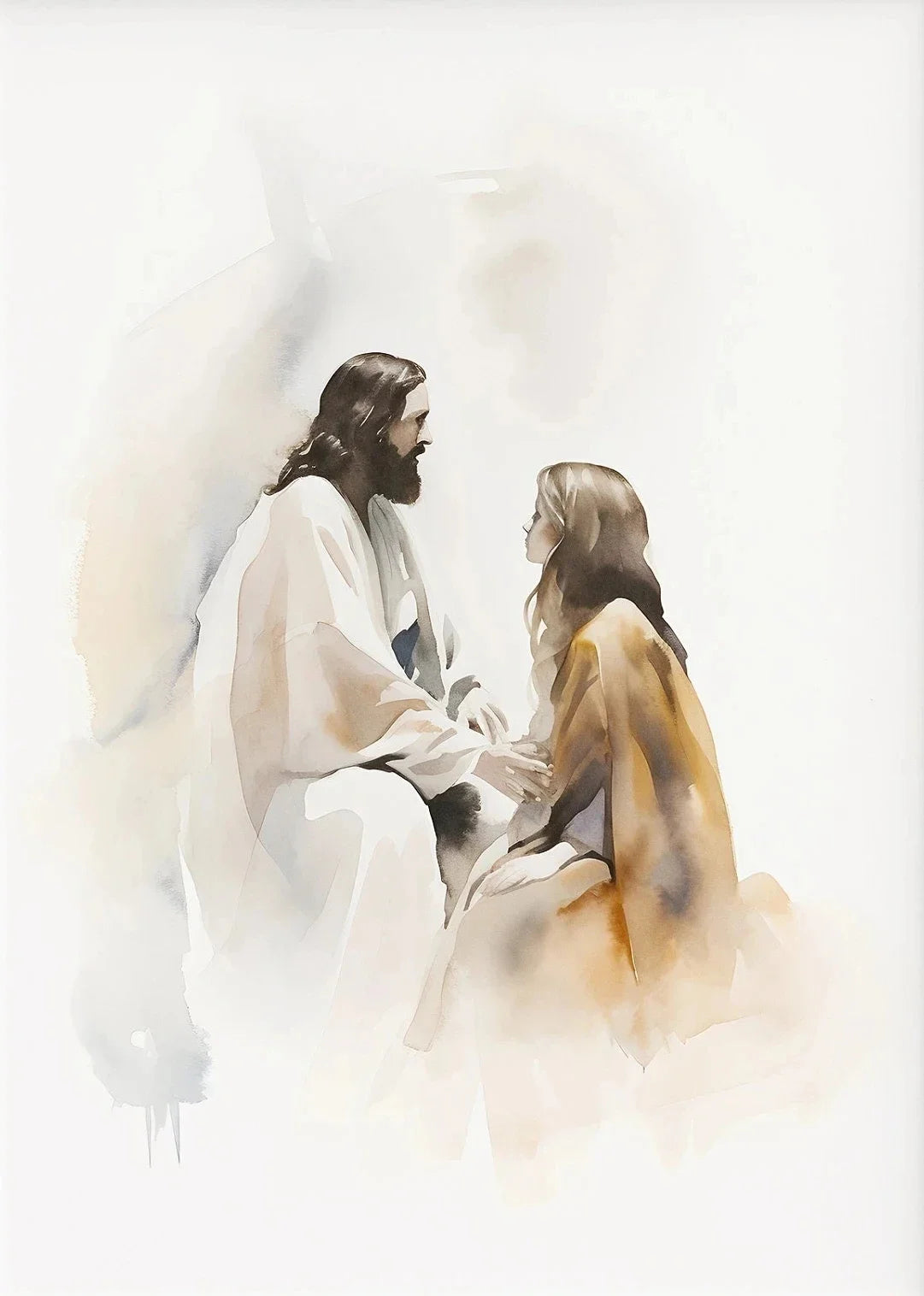 Jesus Walking on Water Canvas Wall Art | Biblical Home Decor