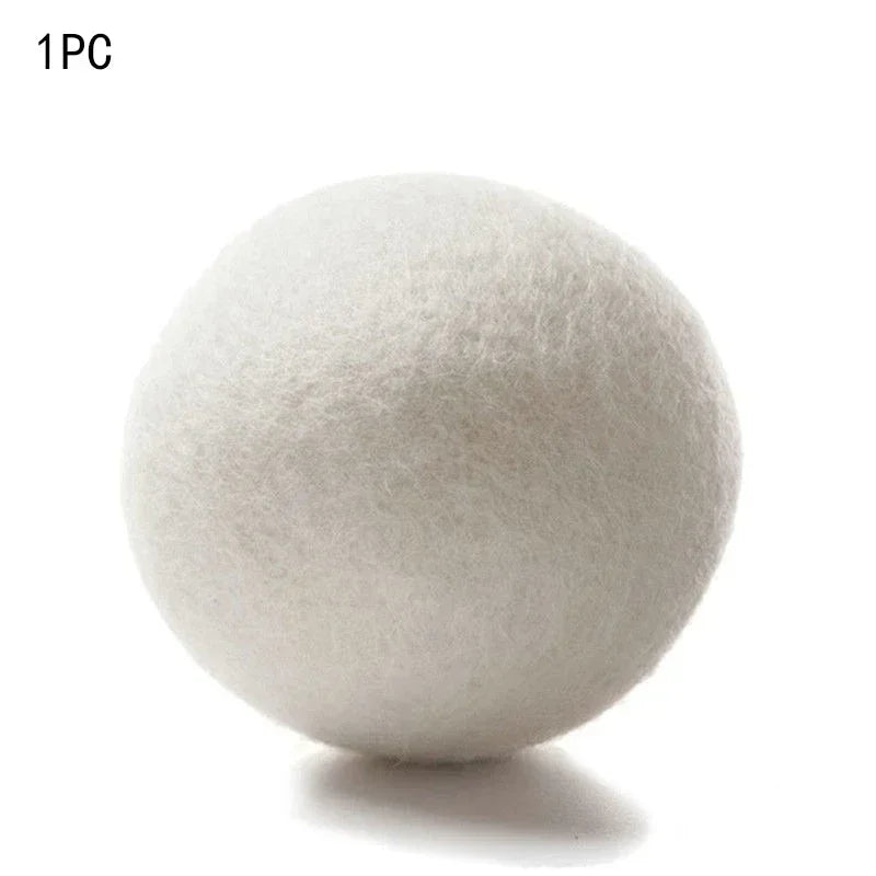 Natural Wool Dryer Balls – Reusable Laundry Fabric Softener