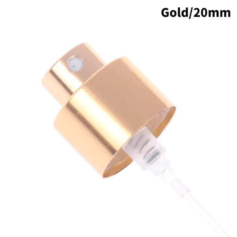 1pc 15mm 20mm Bottle Cap Fine Mist Sprayer Bottle Sprayer Used For 15mm Bayonet Type Aluminum Perfume Bottle Matching Nozzle Peaceful Pleasures Health and Wellness Gold 20mm