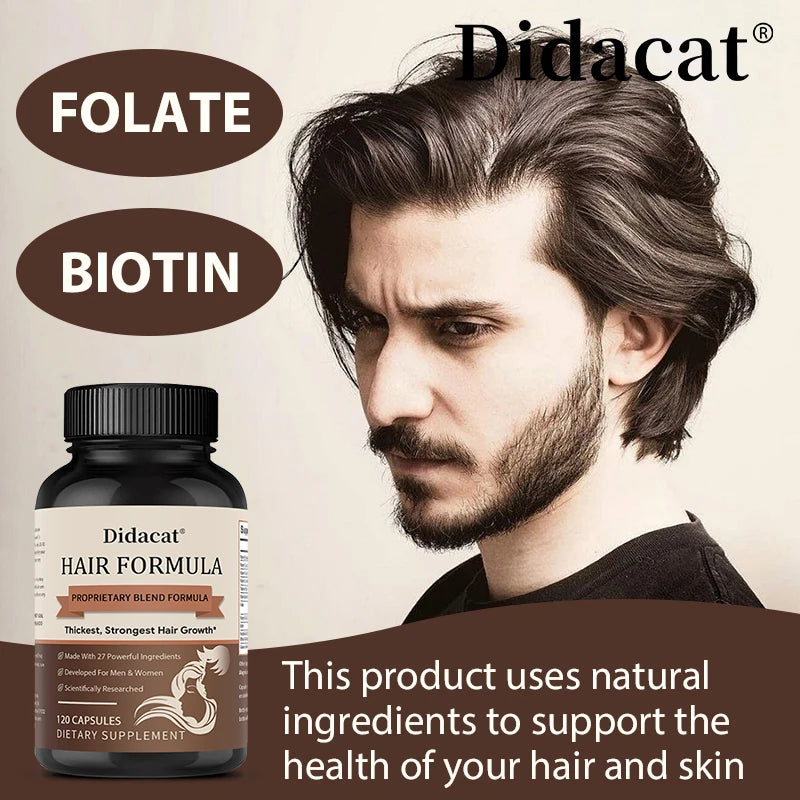 Daily Multivitamin with Biotin – 120 Capsules, Gluten-Free