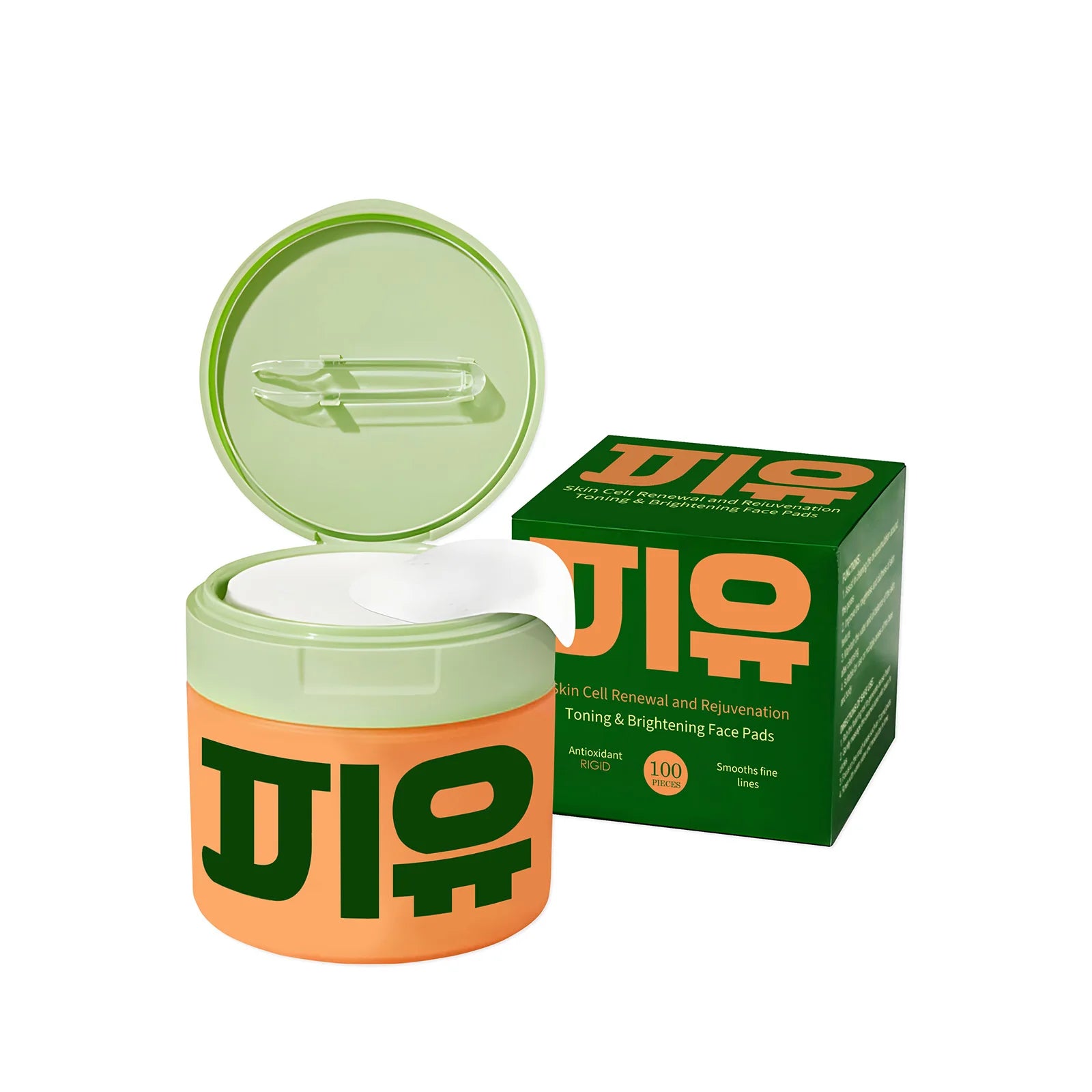 Centella Moisturizing Pads Deep Cleaning Improve Dullness Softening Keratin Brighten Enhance Skin Elasticity Facial Care Pads Peaceful Pleasures Health and Wellness 100PCS 100PCS