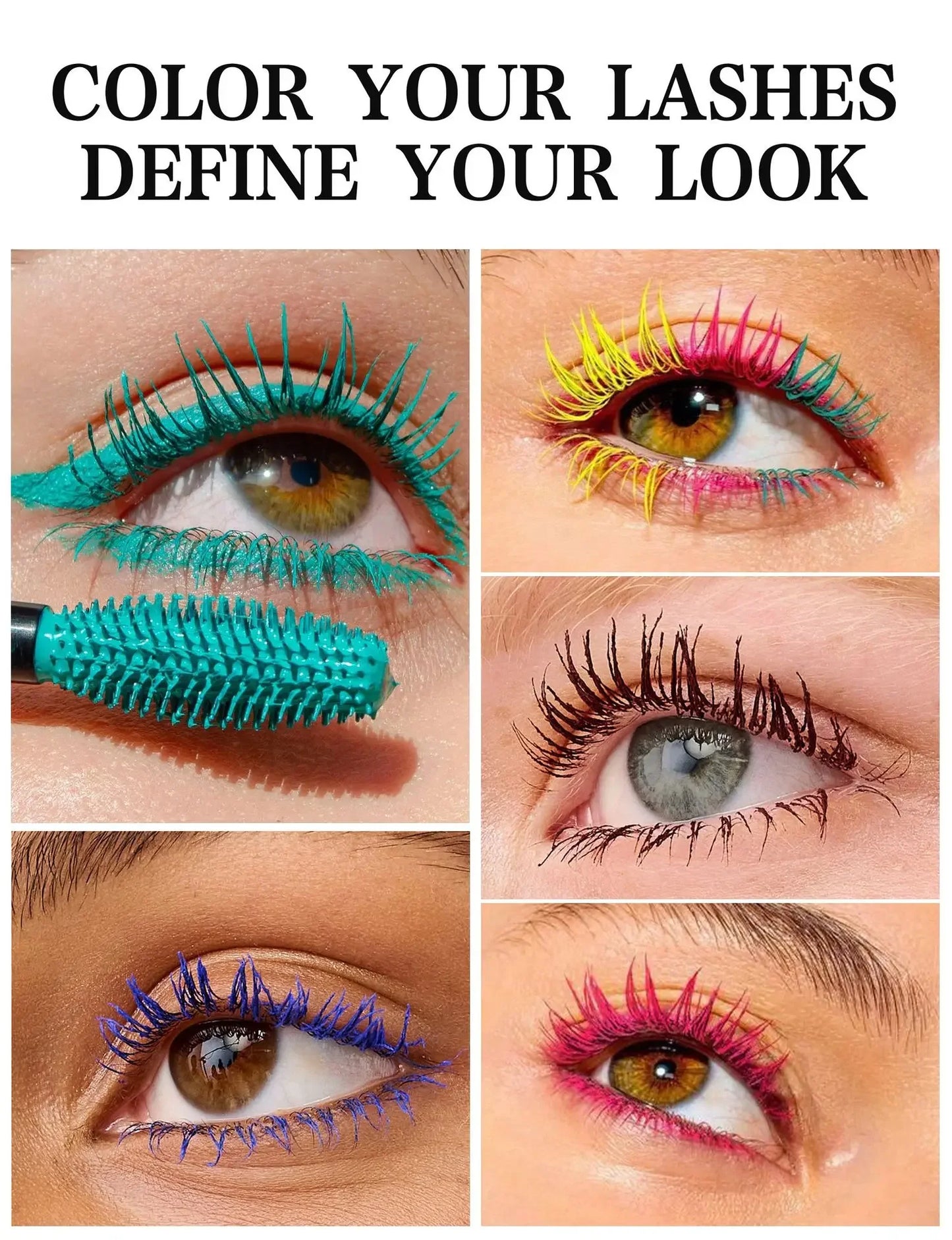 Colorful Silk Mascara – Waterproof, Lengthening & Volumizing