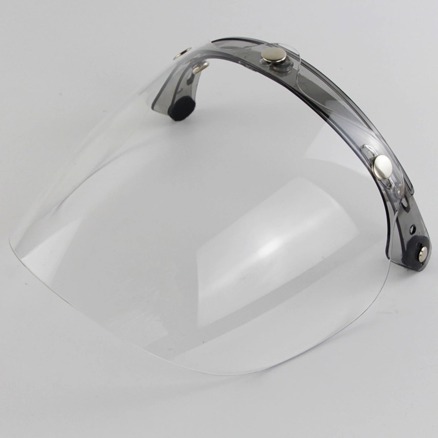 3-Snap Bubble Visor Open Face Motorcycle Helmet | Anti-UV Lens