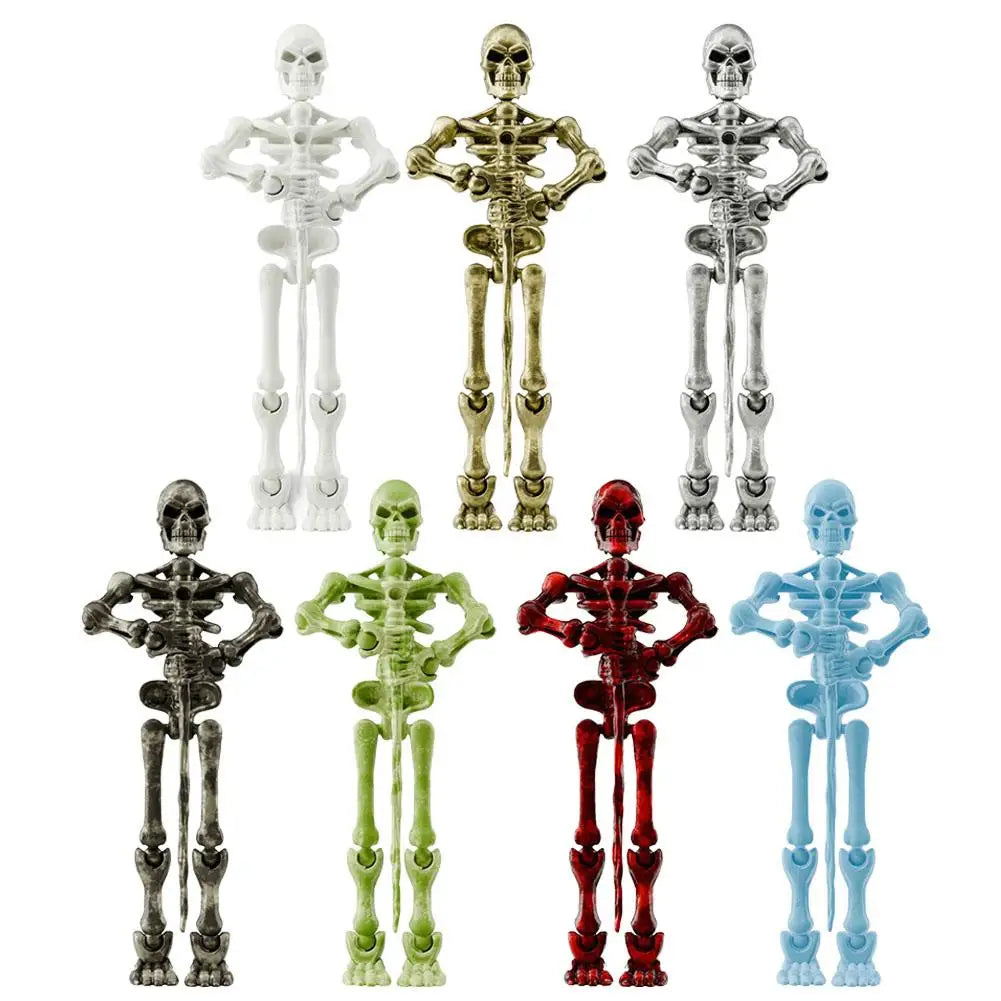 Mini Medieval Skeleton Figurines for Halloween Decor Peaceful Pleasures Health and Wellness