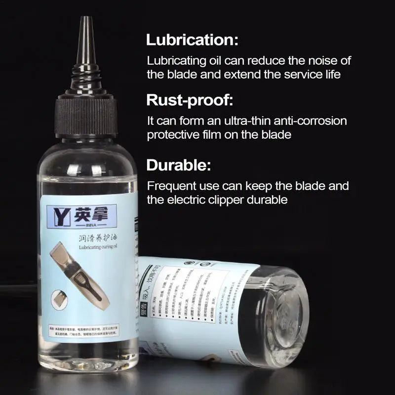 60ml Hair Clipper Oil – Lubricant, Rust Protection & Noise