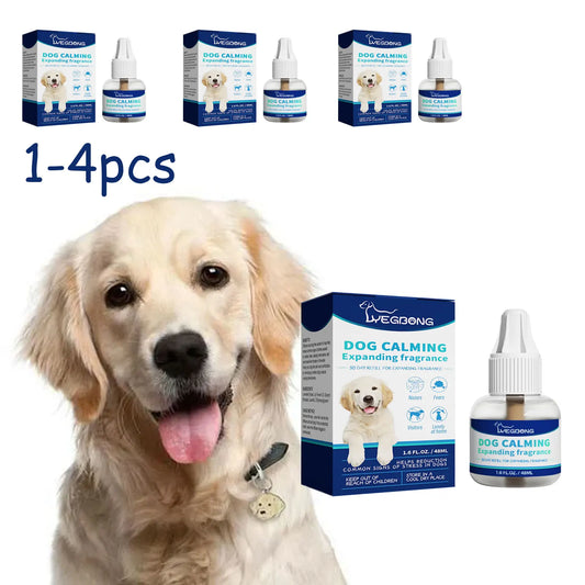 Dog & Cat Calming Diffuser Liquid | Anti-Anxiety Relief 48ml Pet Calming Diffuser Peaceful Pleasures Health and Wellness