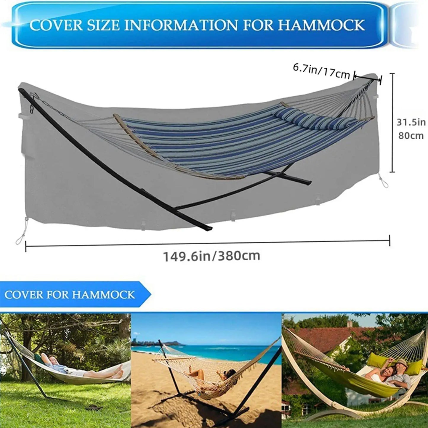 Waterproof Hammock Cover | UV Resistant All-Weather Protection