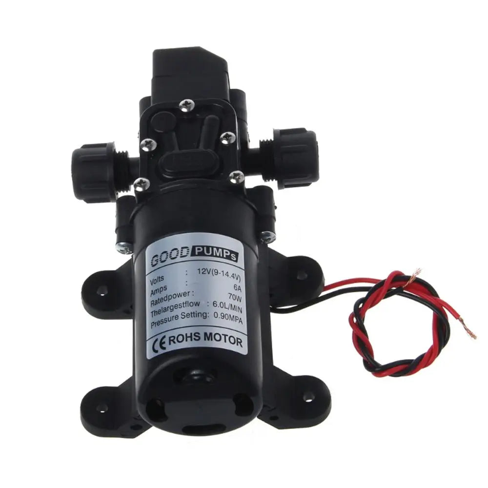 70W 130PSI Diaphragm Self-Priming Water Pump DC12V 6L/Min