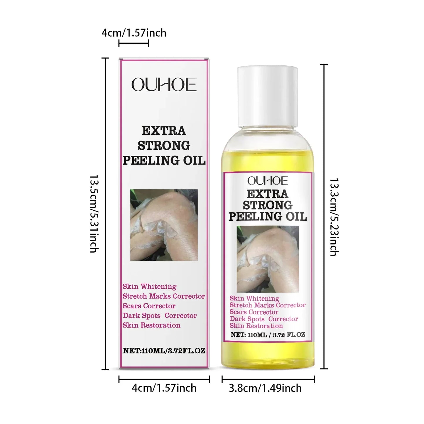 110ml Body Peeling Oil – Exfoliate, Moisturize & Glow