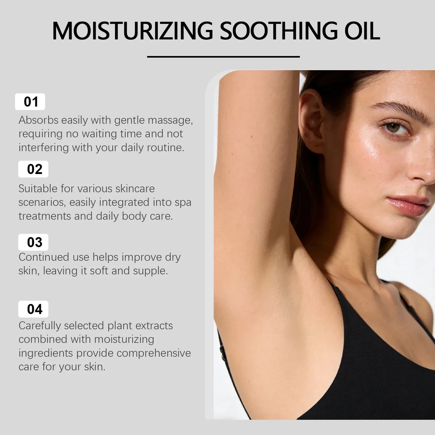 Cyperus Rotundus Hair Inhibitor Oil – 60ml Skin Smoothing Oil