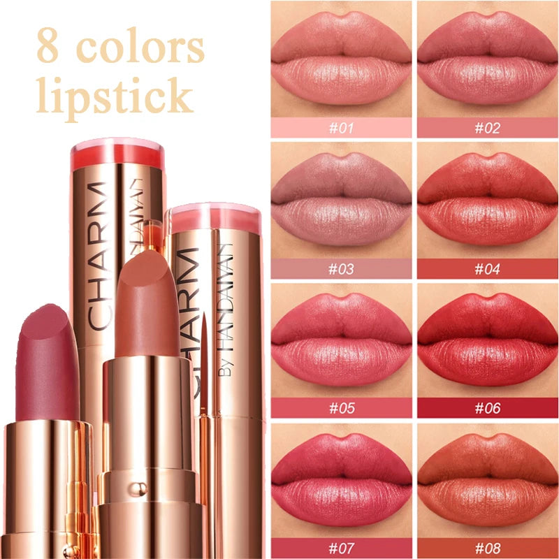 Long-Lasting Hydrating Waterproof Lipstick | Full Coverage