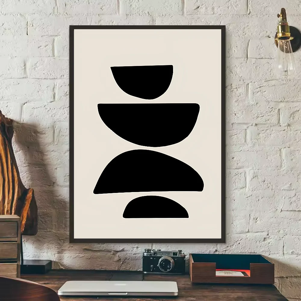 Abstract Bohemian Wall Art Poster | HD Waterproof PVC Decor Wall Art Poster Peaceful Pleasures Health and Wellness z28 50X70cmNoframe