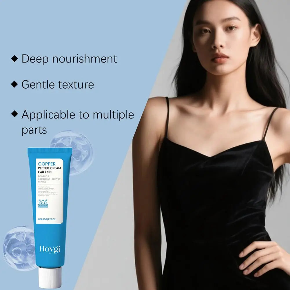 Copper Peptide Face Cream 50g – Anti-Wrinkle Firming Moisturizer for Fine Lines Peaceful Pleasures Health and Wellness