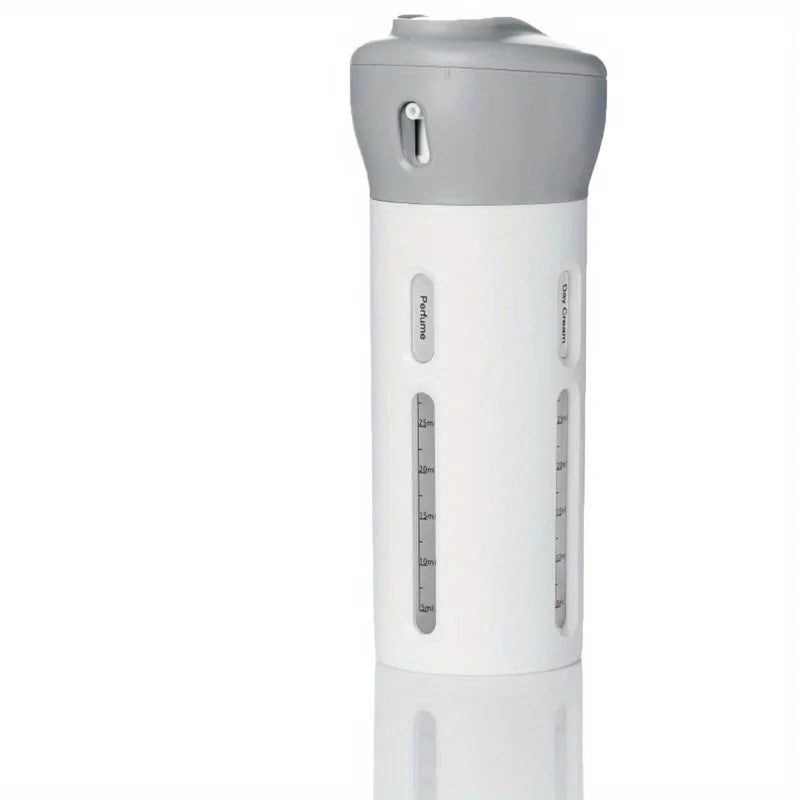 4-in-1 Refillable Travel Dispenser Bottles – Shampoo & Lotion