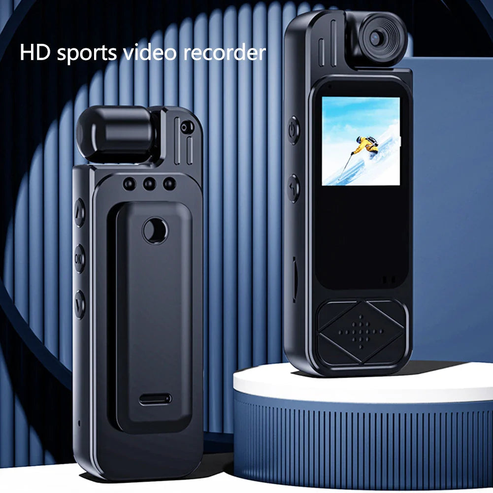 Mini Body Cam 2K 1080P HD Night Vision & Motion Detection