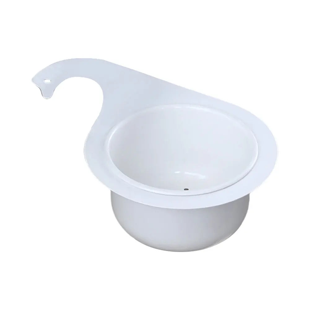 1/2 PCS Tap Hanging Filter Basket Stainless Steel Corner Sink Strainer Kitchen Sink Drain Basket Swan Drain Rack for Sink Peaceful Pleasures Health and Wellness 1PCS White spain