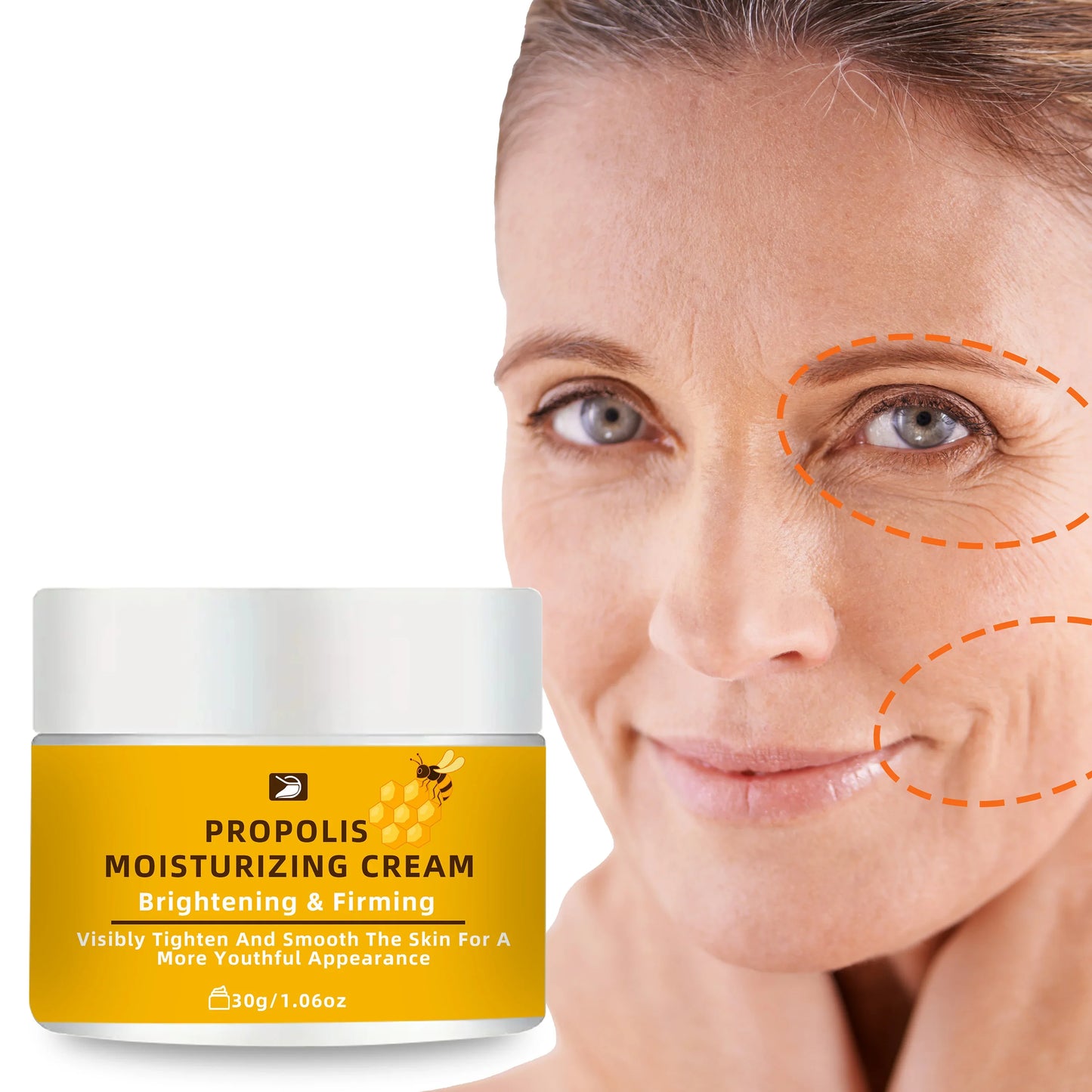 Propolis Cream Honey & Collagen – Hydrating Face Moisturizer 30g