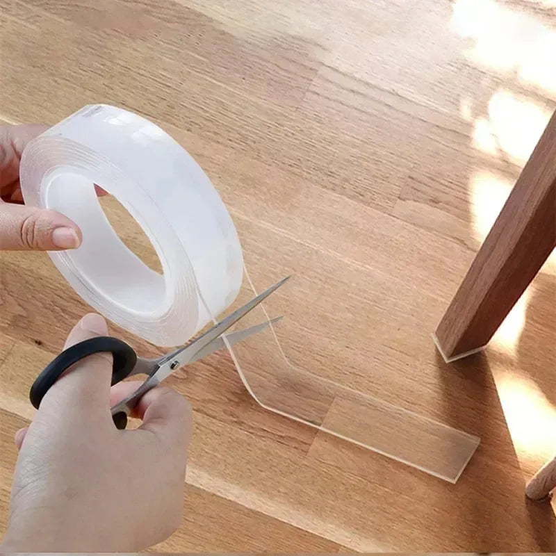Nano Double-Sided Tape – Clear, Reusable & Waterproof | 1–5m