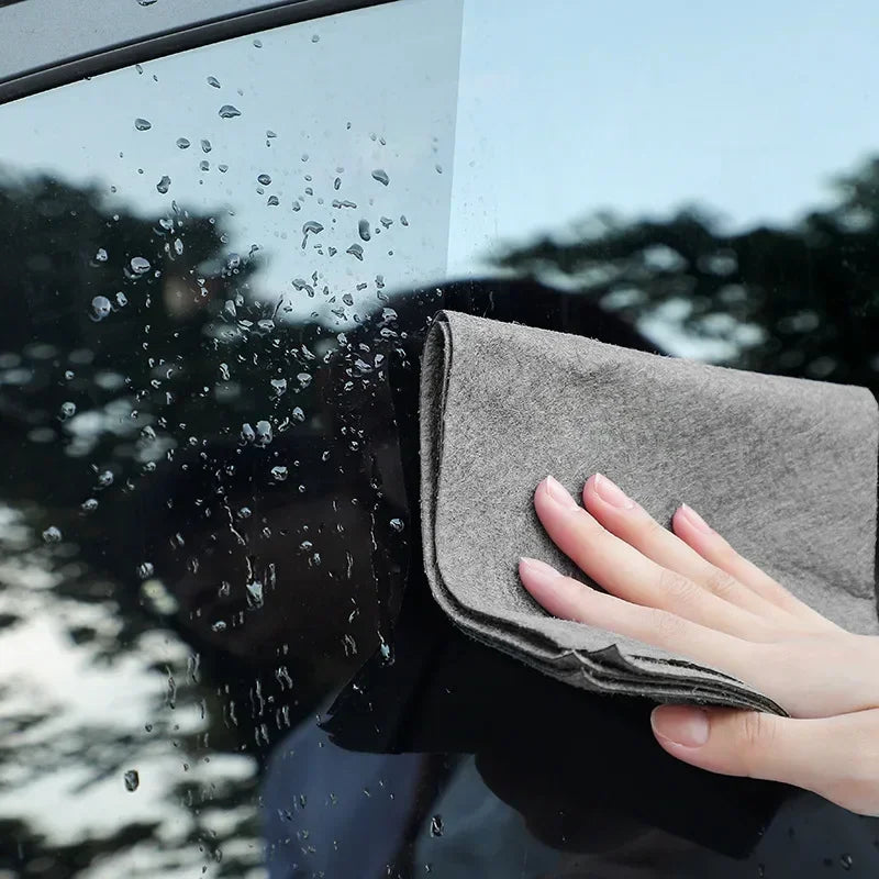 Magic Cloth Window For Kitchen Dishcloth Cleaning Tool Household Glass Reusable Thickened Towel Microfiber New Traceless Goods Peaceful Pleasures Health and Wellness