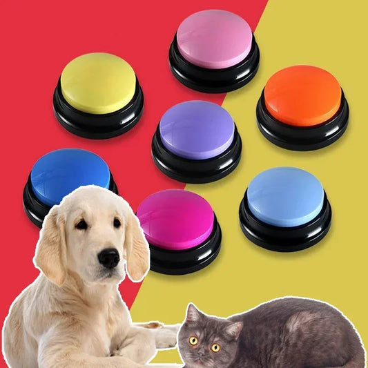 Pet Sound Box Recordable Talking Button Cat Voice Recorder Toy Peaceful Pleasures Health and Wellness